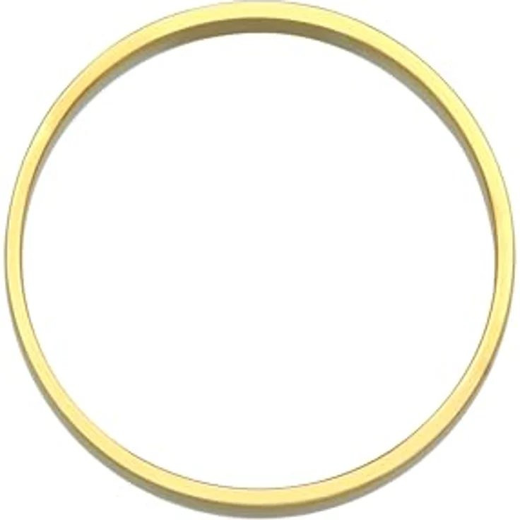 Kuzzoi Herrenring (4 mm) Gold, Handgefertigter Bandring aus 375 Gelbgold, Polierter Ehering / Verlobungsring, Ringgröße 60 – Bild 3
