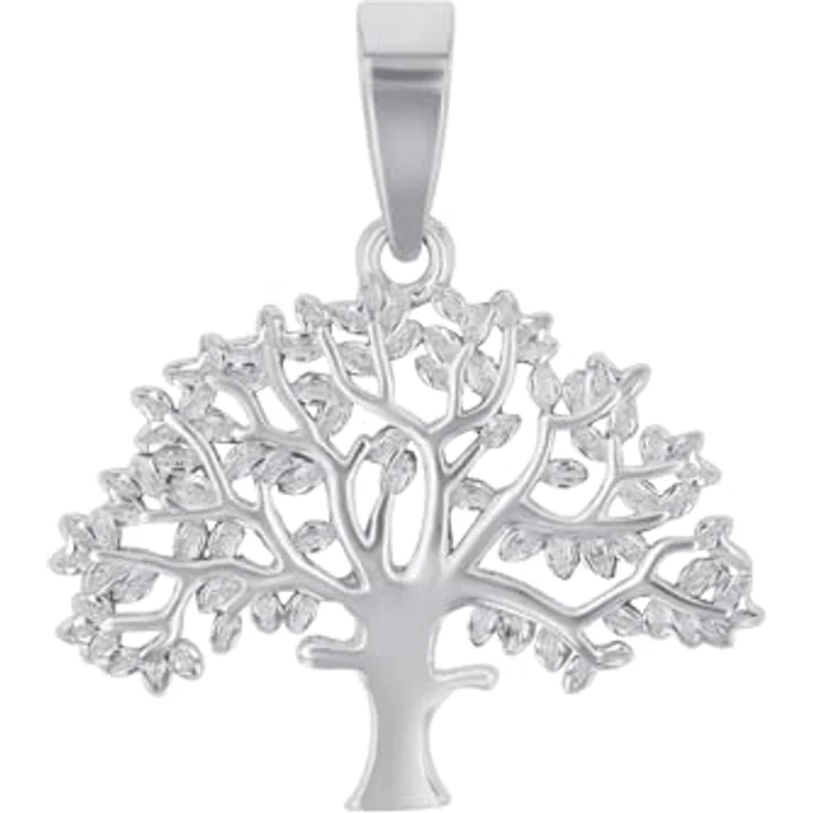 Amor Lebensbaum Motivanhänger 925 Sterling Silber, 2,2 cm, Damen Schmuck, Comes in Geschenk Box, 2023034 – Bild 1
