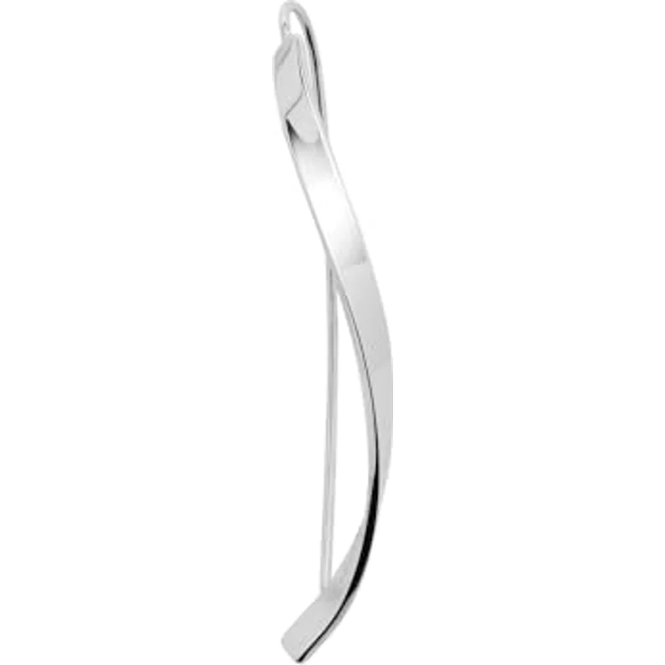 Skagen Damen Edelstahl Ohrringe mit Ohrbügelverschluss, silber, Tropfenlänge 50mm, poliertes Finish – Bild 4