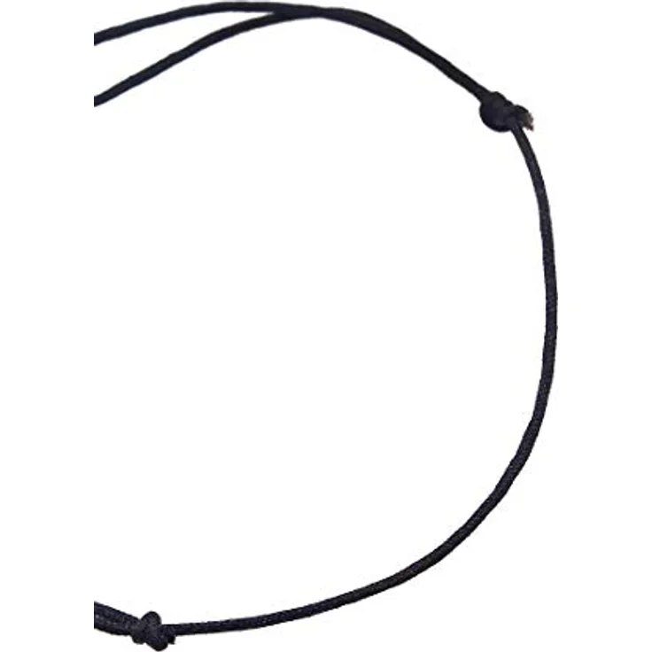 Elli Armband Damen Kreuz Symbol aus 925 Sterling Silber, elastisch, Nylon Schwarz – Bild 4