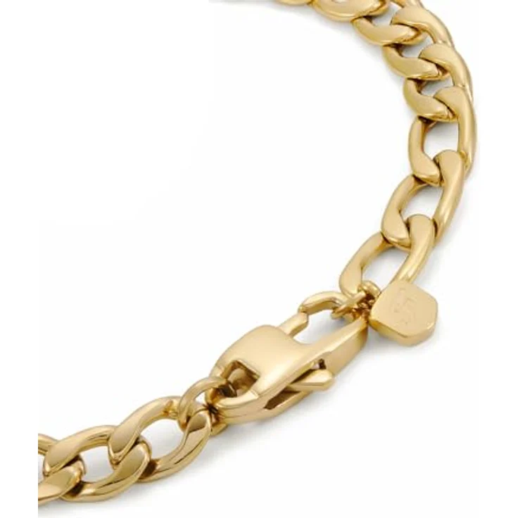 Fossil Ellis Damen Armband, Gold-Ton Edelstahl mit poliertem Finish, 165,1 mm Länge – Bild 3