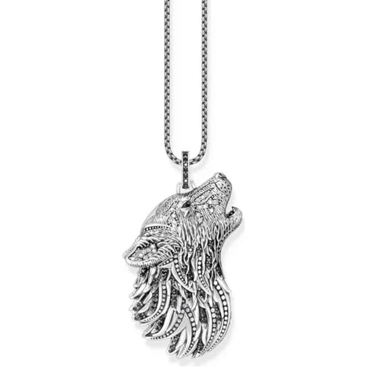 THOMAS SABO Unisex Kettenanhänger, 925er Silber mit Zirkonia, One Size, 89013429 – Bild 2