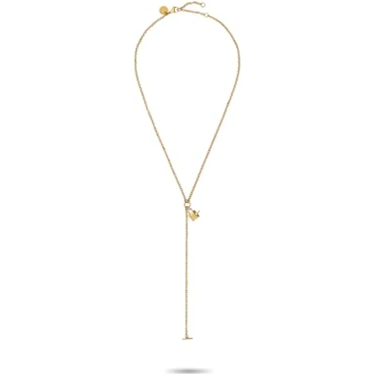 Liebeskind Berlin Halskette LJ-1633-N-55, Edelstahl in IP Gold, 55 cm mit Karabinerverschluss – Bild 2