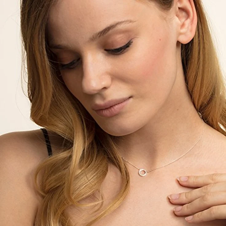 Thomas Sabo Elegante Symbol-Halskette aus 925er Sterlingsilber für Damen, vielseitig kombinierbar in Gold, Silber und Rosegold – Bild 2