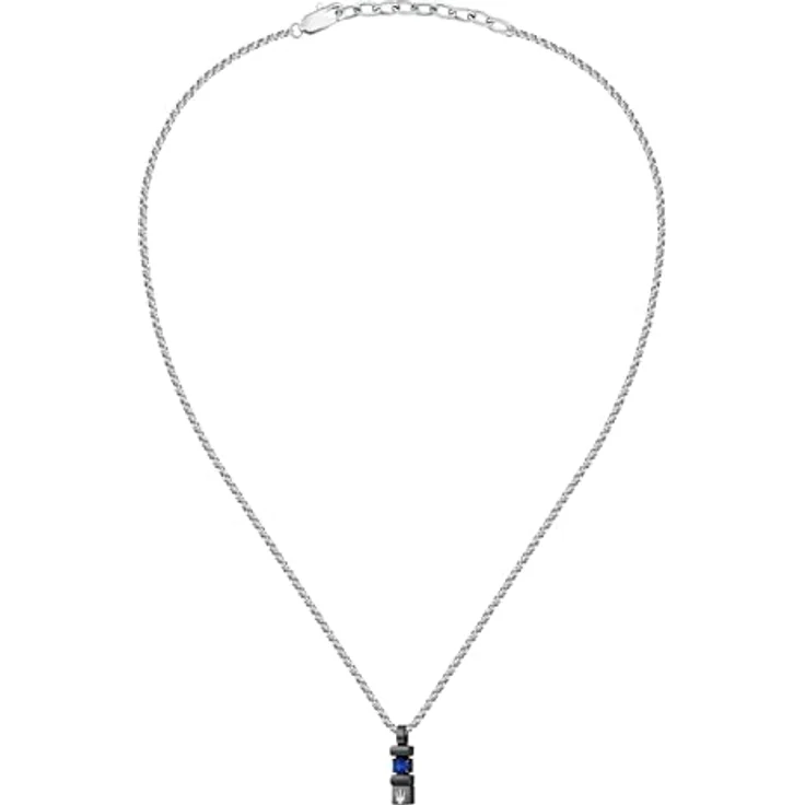 Maserati Herrenhalskette aus Stahl mit Saphiren, 50 cm, Sapphire Kollektion – JM334AXO05 – Bild 2