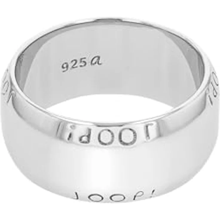 JOOP! Ring 925 Sterling Silber Damenring, 10 mm breit, individuell gravierbar, mit Geschenkbox, 2038051 – Bild 3