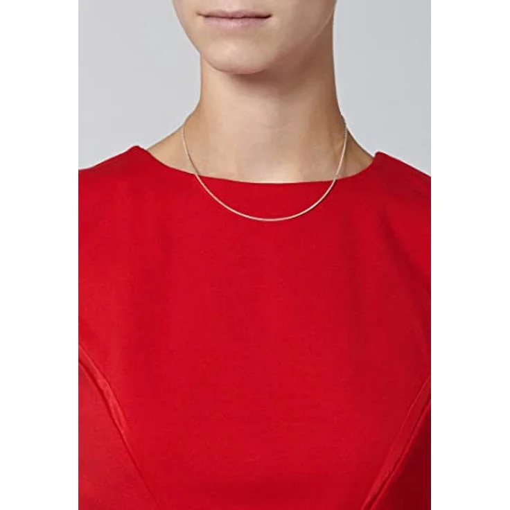 FAVS Damen-Halskette 925er Silber, Collier aus 925er Silber, 45 cm Länge, 1,2 mm Stärke, Geschenkbox – Bild 3