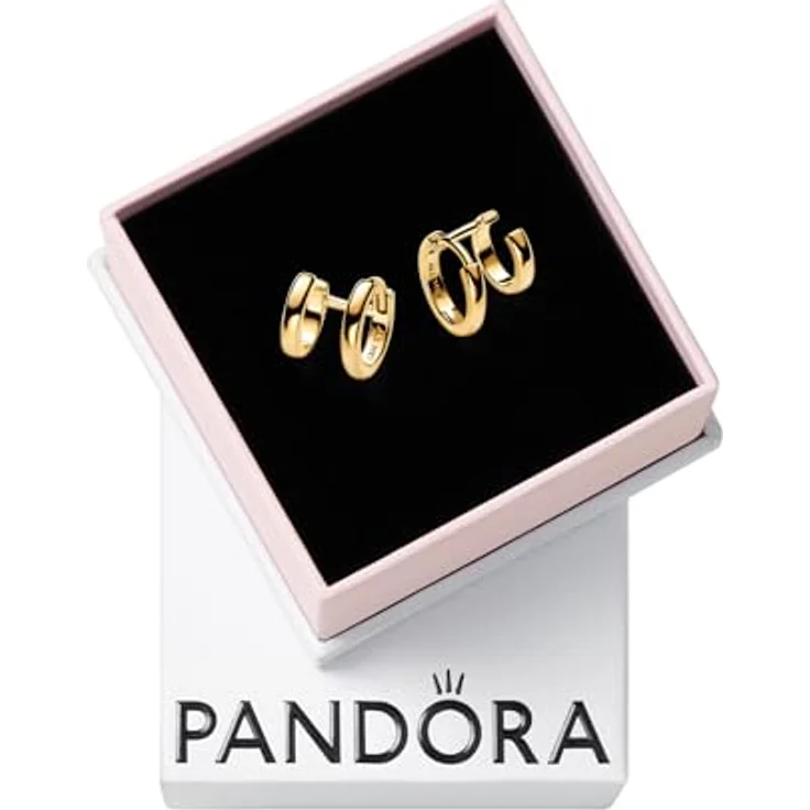 Pandora Creolen Essence 263280C00, elegante Creolen aus Sterling Silber – Bild 1