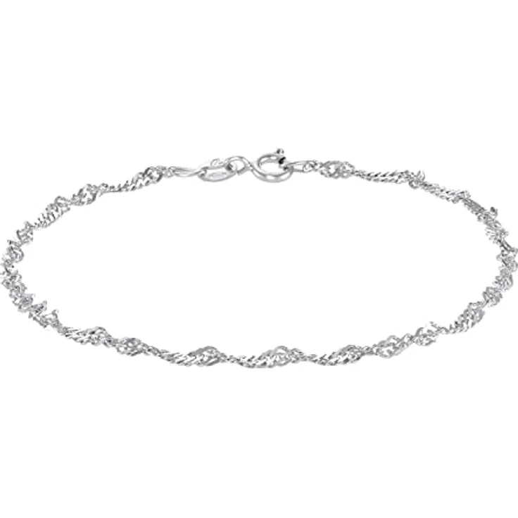Amor Armband 925 Sterling Silber, Unisex Damen Herren Armschmuck, 19 cm, Federringverschluss, Geschenkbox, 2016541 – Bild 1