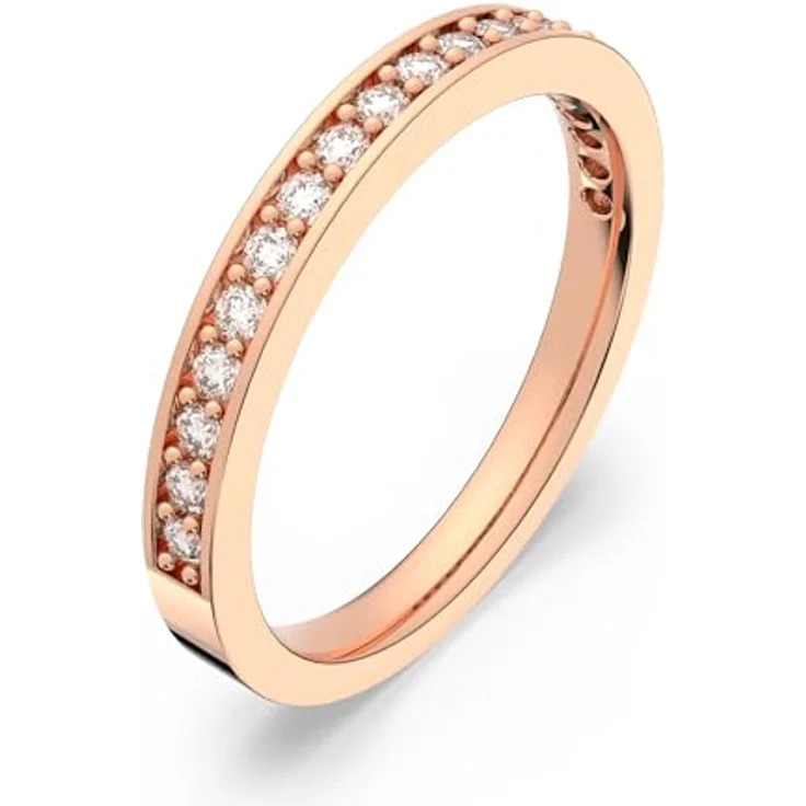SWAROVSKI Damen-Ring Edelstahl mit Kristall, rosegold-plattiert, Ringgröße 50, 5032898 – Bild 2