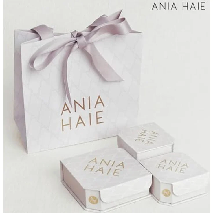 ANIA HAIE Damen Ohrstecker LUXE MINIMALISM Huggie Hoop aus 925 Sterling Silber, 11mm, nickelfrei, inkl. Geschenkverpackung – Bild 4