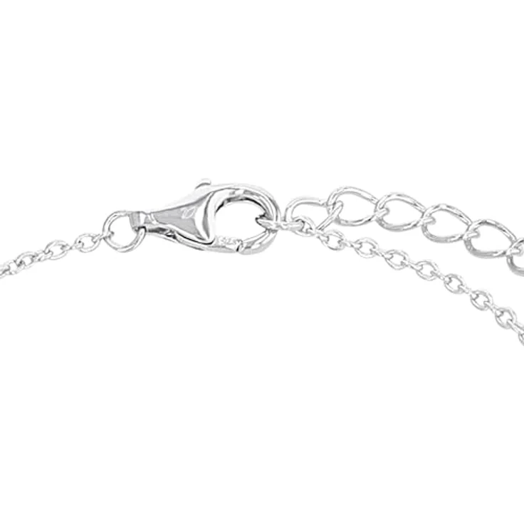 s.Oliver Armband 925 Sterling Silber für Mädchen, 14+2 cm, mit Zirkonia, Kreuz-Design, in Geschenkbox, 2035515 – Bild 3