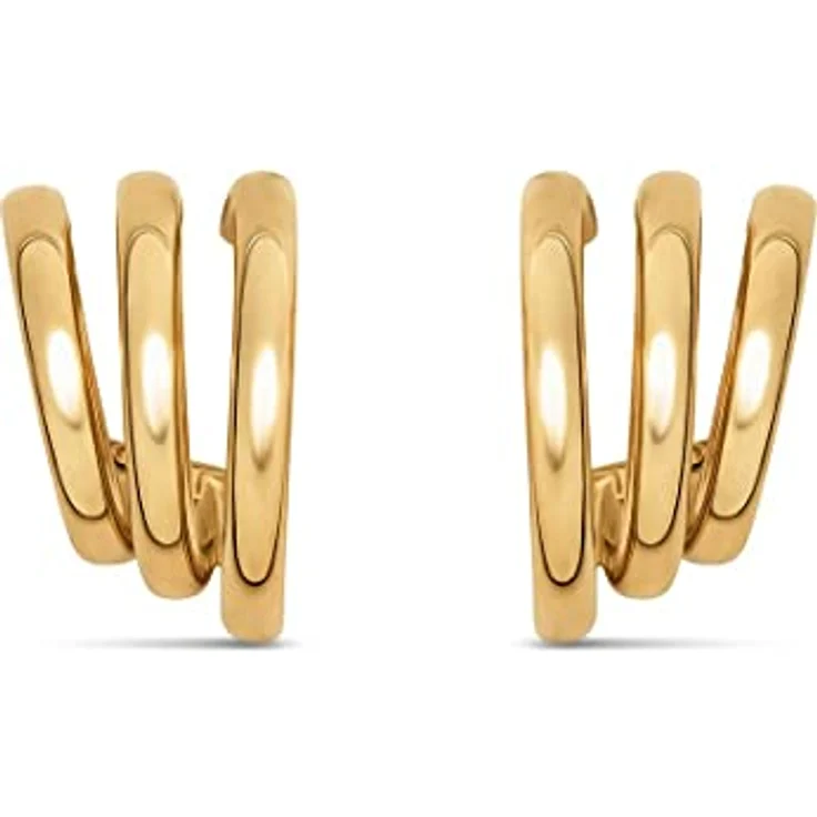 CHRIST Damen-Ohrstecker 375er Gelbgold, eleganter Schmuck mit 1,4 cm Länge, in Geschenkbox – Bild 1