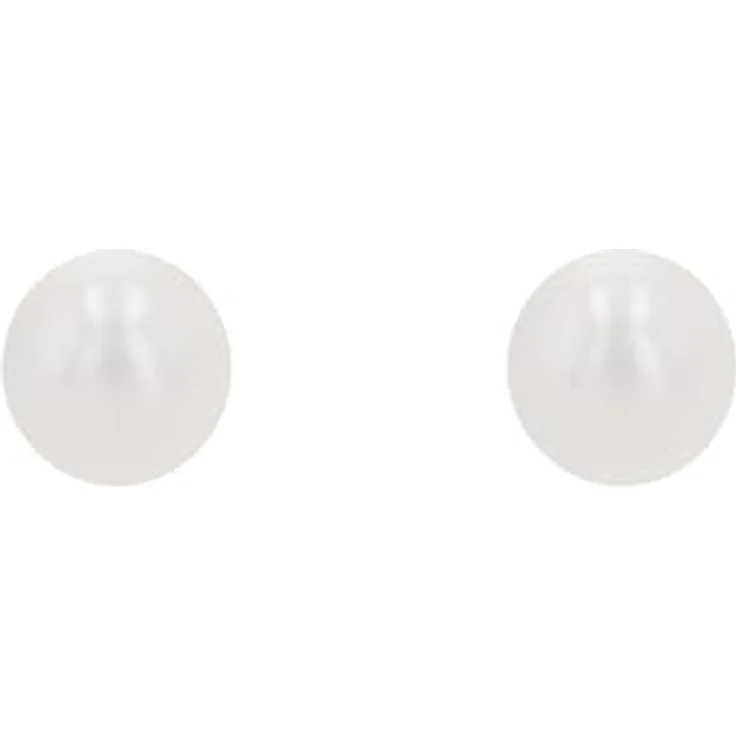 Amor Paar Ohrstecker Perlenohrringe, 925 Sterling Silber mit Muschelkernperle, Trachtenschmuck für Damen – Bild 3