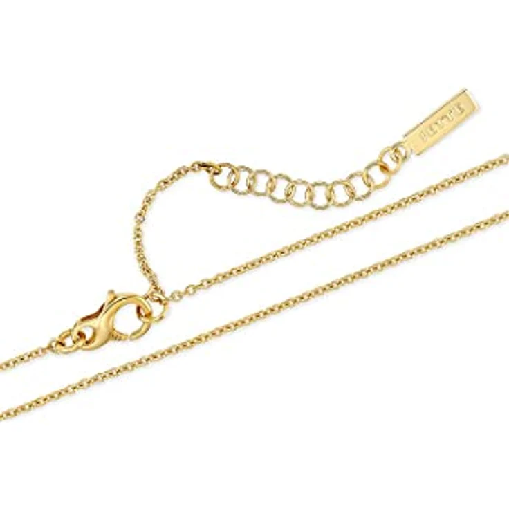 JETTE Damen-Halskette 925er Silber, Gelbgold, 39 Zirkonia, 45 cm mit Verlängerung – Bild 2