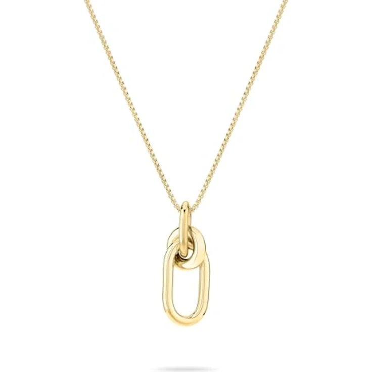 Liebeskind Berlin Halskette LJ-1503-N-45, Edelstahl IP Gold, 45 cm Venezianerkette mit Karabinerverschluss – Bild 1