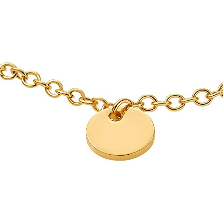 Heideman Damen-Armband Kreise aus Edelstahl goldfarbend poliert mit rundem Kreiseanhänger, in edler Geschenkbox – Bild 3