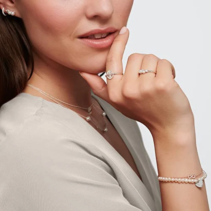 THOMAS SABO Damenring aus 925er Sterlingsilber, feminines Design in verschiedenen Größen erhältlich – Bild 2