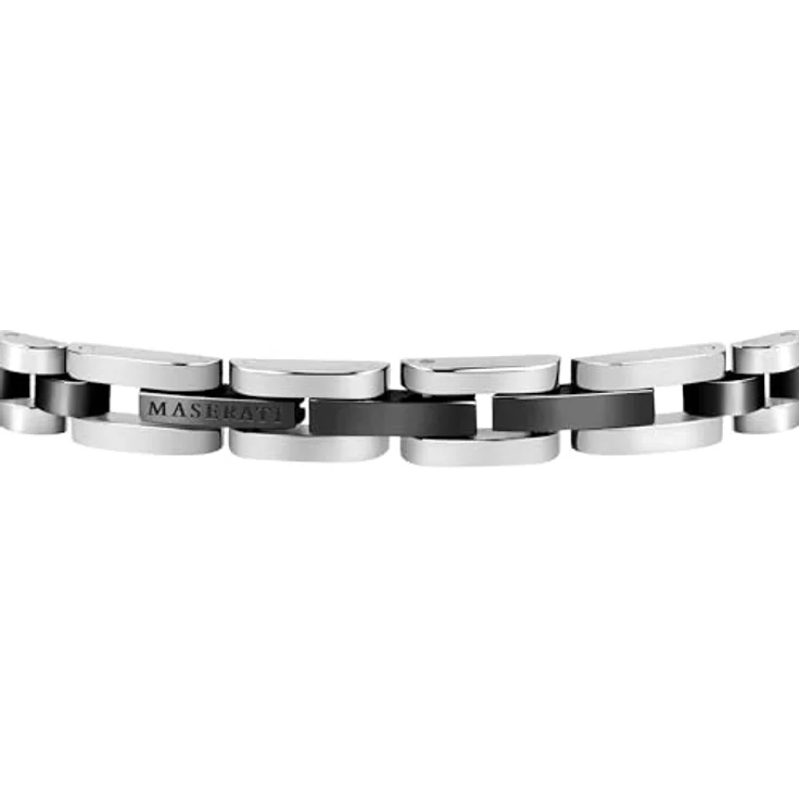Maserati Jewels Herrenarmband JM320AST08, 21 cm, Edelstahl, PVD mit Maserati-Tridente, modernes Design in Maserati-Blau – Bild 3