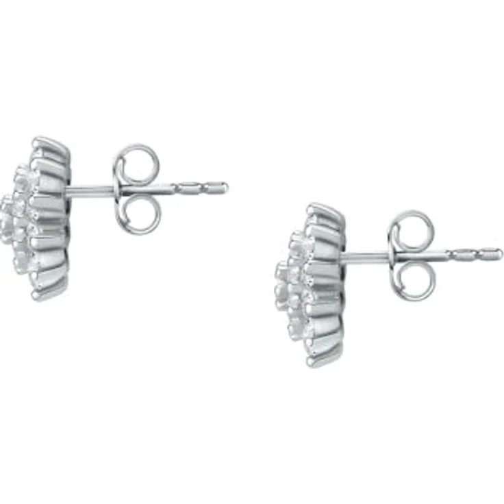 CHRIST Ohrstecker 89080657, rhodiniertes, recyceltes Silber 925 mit praktischem Steckverschluss – Bild 5