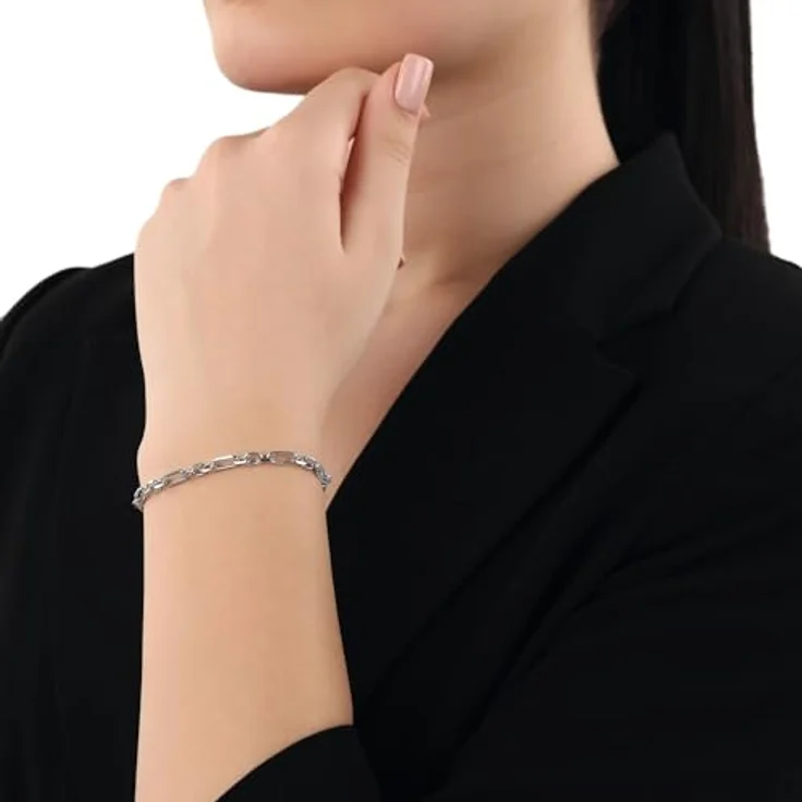 Amor Charmarmband 925 Sterling Silber, Damen Armschmuck, Längenverstellbar 16+4 cm, mit Schmuck Geschenk Box – Bild 4
