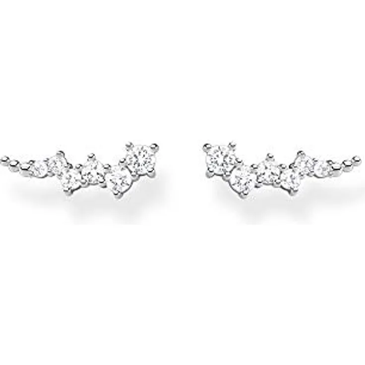 Thomas Sabo Ohrstecker H2157-051-14, 925er Silber mit 12 Zirkonia, weiß