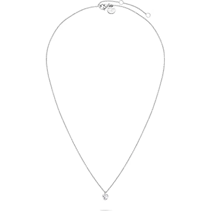 Tamaris Halskette TJ-0362-N-45, Edelstahl Ankerkette mit Herzmotiv, verstellbar 40+5 cm, Silber – Bild 2
