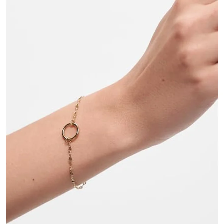 Tamaris Damen Armband TJ-0687-B-21, Edelstahl mit IP Gold Finish, Schanierverschluss, 18 cm, im Stoffbeutel – Bild 4