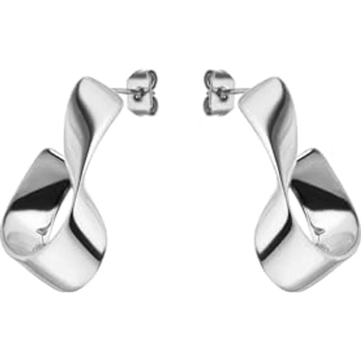 Purelei River Ohrringe – Elegantes Möbiusband-Design, 18K vergoldet, Silber, Damenohrringe für zeitlose Eleganz – Bild 3
