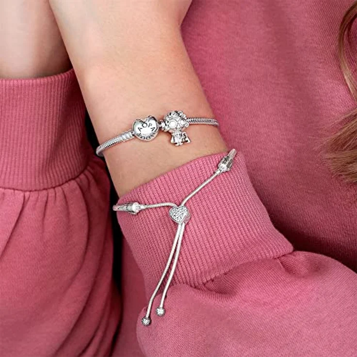 Pandora Armband Moments 590719-23, elegantes Armschmuck aus Silber mit bezauberndem Design – Bild 8