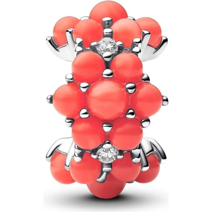 PANDORA Moments Türkisfarbenes Ozean Charm aus Sterling Silber mit Zirkonia, Kompatibel mit Moments Anhängern, 793897C02 – Bild 3