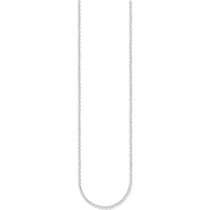 Thomas Sabo Damen-Ankerkette 925 Sterling Silber, verstellbar 38-42 cm, silber