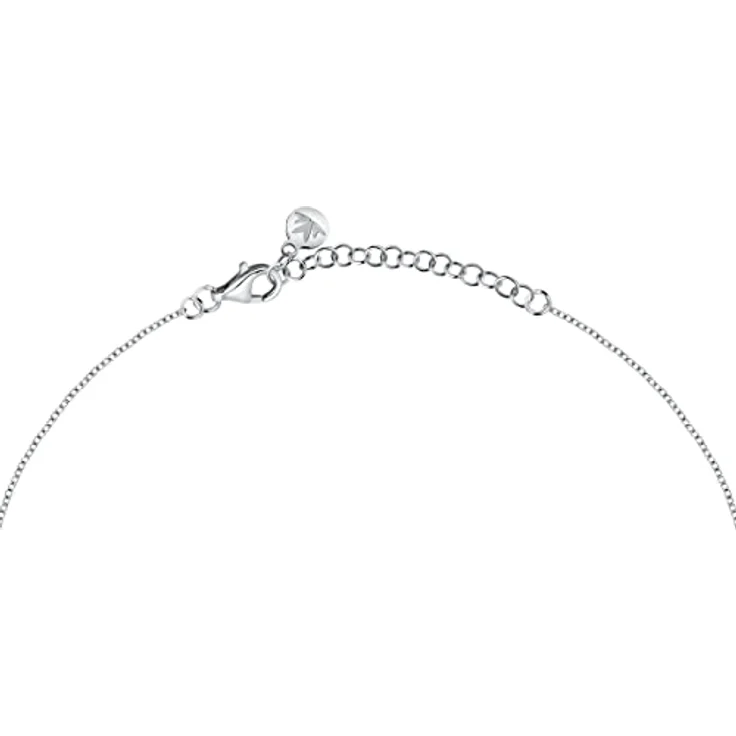 Morellato Tesori SAIW118 Damen-Halskette aus 925er Silber, Zirkonia, 35+5 cm mit Karabinerverschluss – Bild 3
