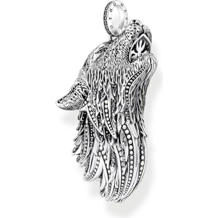 THOMAS SABO Unisex Kettenanhänger, 925er Silber mit Zirkonia, One Size, 89013429
