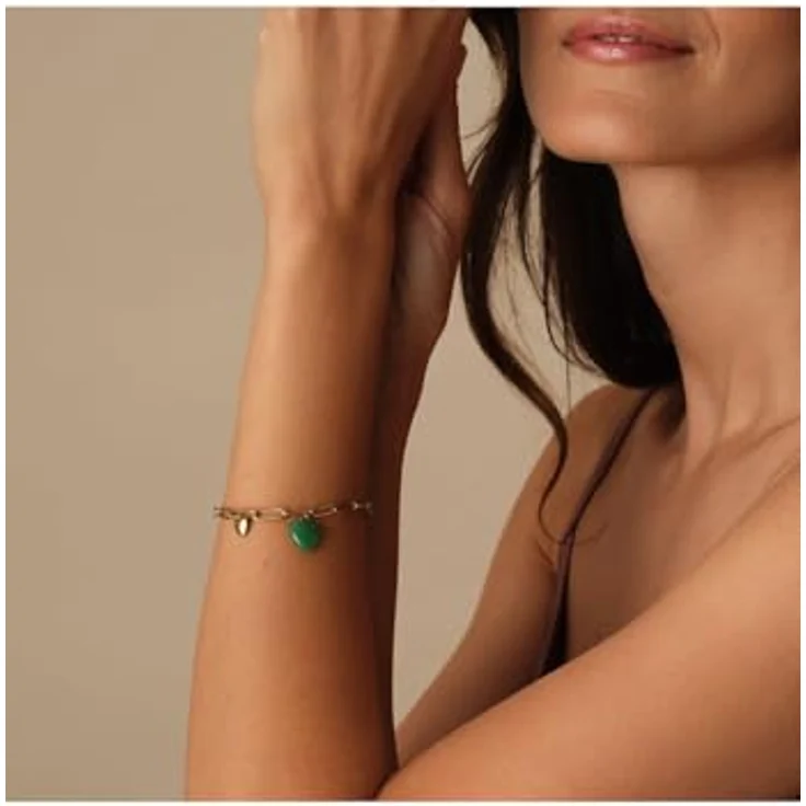 Guido Maria Kretschmer Damen-Armband Edelstahl mit Kristall, One Size, silber – Bild 2