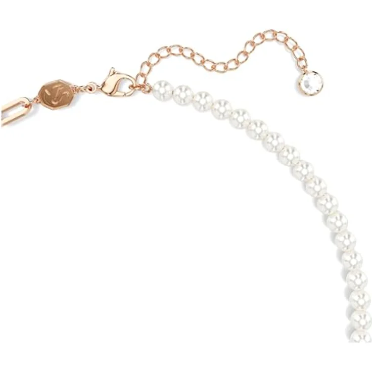 Swarovski Damen-Kette, Metall mit Kristall-Details, One Size, 88817176 – Bild 3