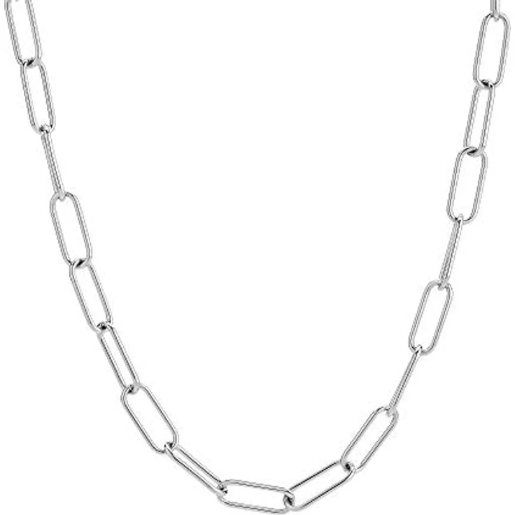 LIEBESKIND Damen Collier LJ-0432-N-40, Edelstahl Halskette in Silber, 398 mm Länge, original Geschenkbox – Bild 2