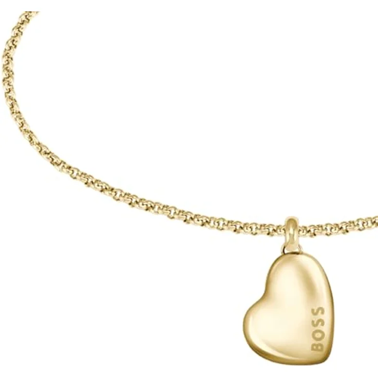 BOSS Jewelry HONEY Damen-Armband, Herzform, Gelbgold, Edelstahl mit Verlängerung und Karabinerverschluss – Bild 2