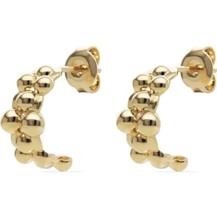 CHRIST Ohrstecker 89092604, gelbgoldene Kügelchen-Design für verspielte Looks – Bild 1