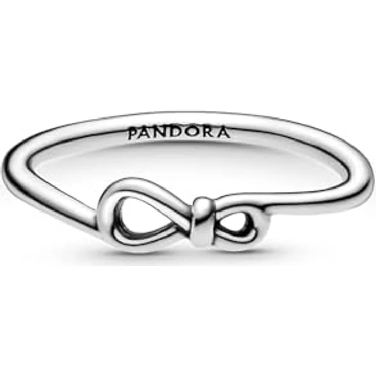 PANDORA Unendlichkeitsknoten Ring, Damenring aus Sterling-Silber mit ikonischem Unendlichkeitssymbol – Bild 2