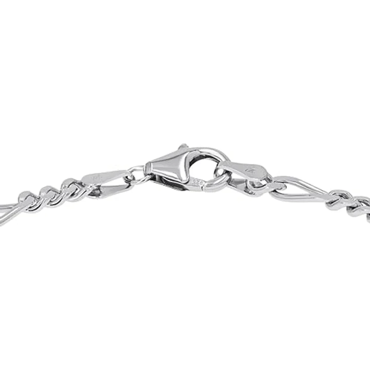 Amor Armband 925 Sterling Silber Unisex, 19 cm, glänzende Oberfläche, mit Karabinerverschluss, in Schmuck Geschenk Box – Bild 3