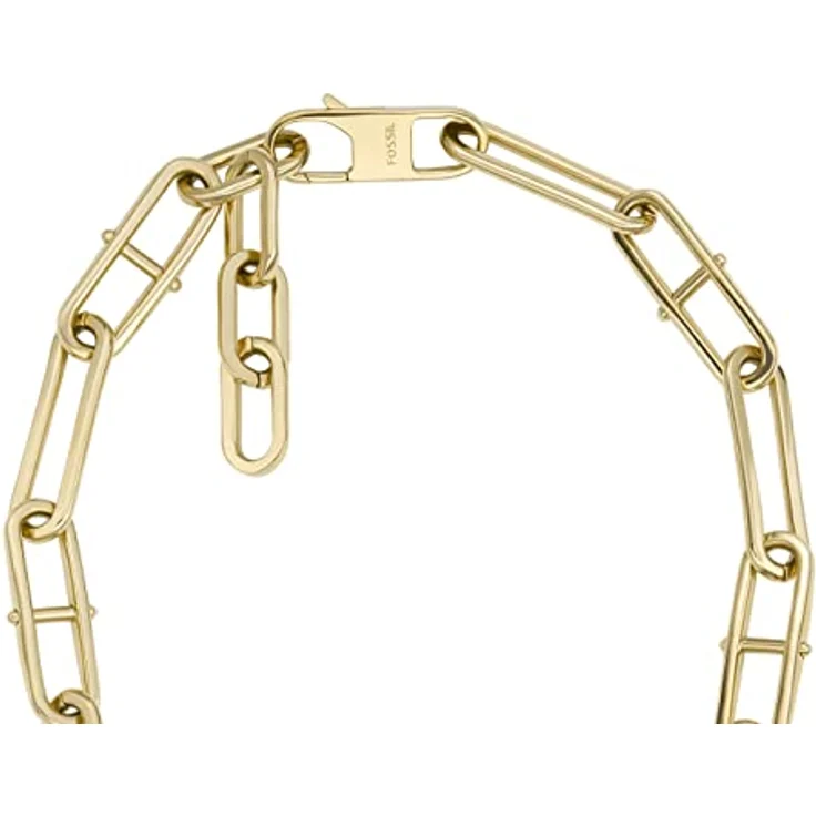 Fossil Halskette Heritage, Gold-Edelstahl, Länge 23 mm, Hummerverschluss, JF04102710 – Bild 5