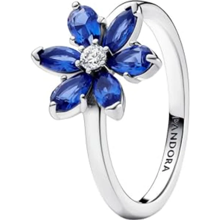 PANDORA Zeitlos 193000C01-50 Herbarium Ring, Sterling Silber mit gemischten Steinen, nicht stapelbar – Bild 1