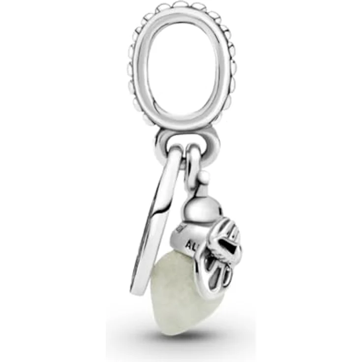 Pandora Charm-Einhänger 799352C01, Glühwürmchen, leuchtet im Dunkeln, aus Glas, sterling Silber, 11,1 mm Höhe – Bild 3
