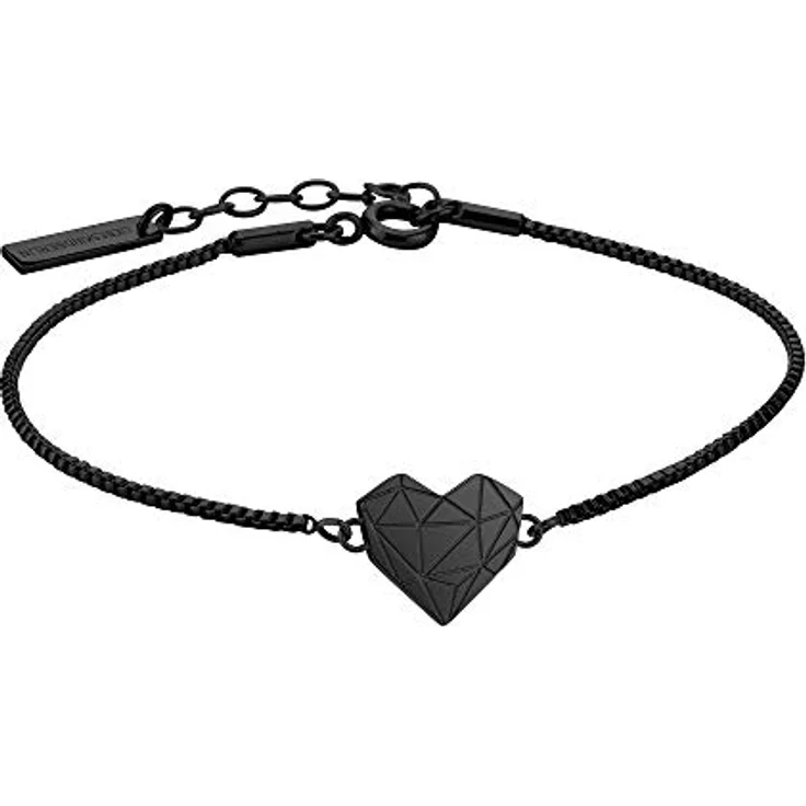 Liebeskind Armband LJ-0616-B-17, elegantes Armschmuckstück aus hochwertigen Materialien, schwarz – Bild 1