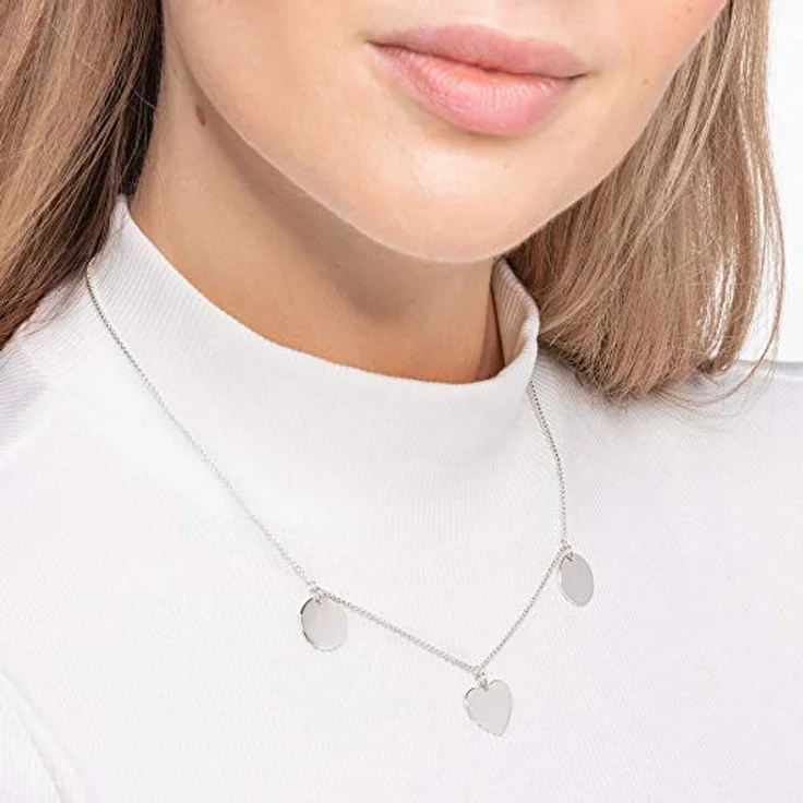 THOMAS SABO Damen Kette drei Coins, 925 Sterlingsilber, vielseitig kombinierbar, KE1959-001-21-L45v – Bild 2