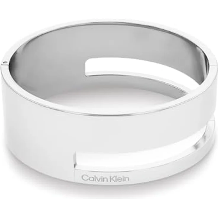 Calvin Klein Geometric Essentials Damen Armreif aus Edelstahl 316L mit Gelbgold, verstellbar, geometrisches Design – Bild 1