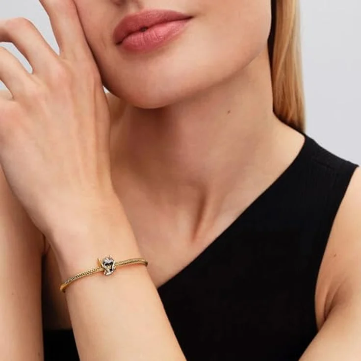 PANDORA Moments Marvel Thor Helm Charm, Sterling-Silber mit 14K vergoldeter Metalllegierung, Kompatibel mit Pandora Moments, 764215C00 – Bild 5