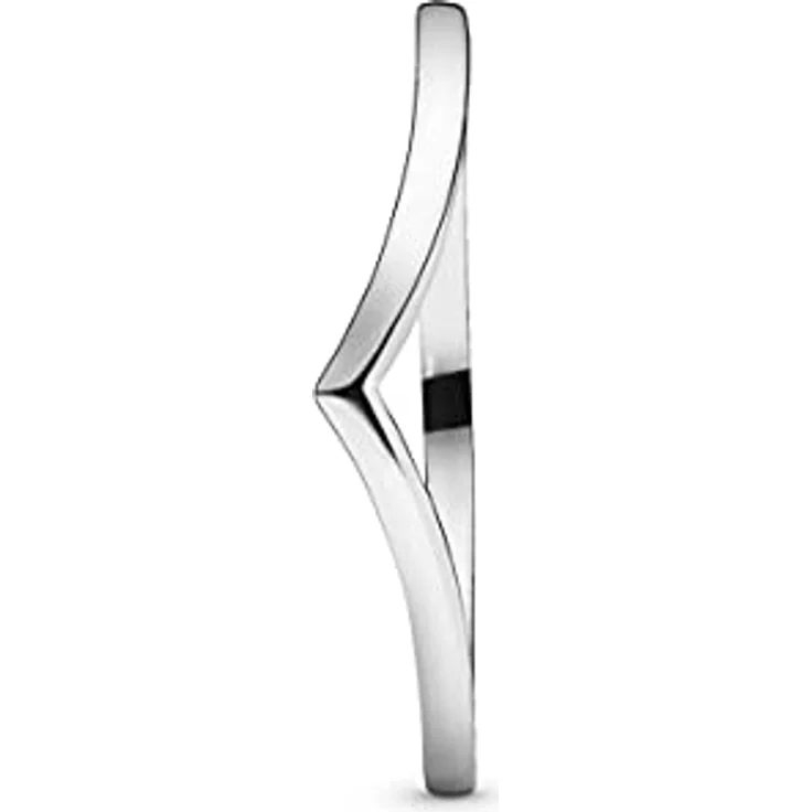 PANDORA Wishbone Silberring 196314, polierter Damenring im Wishbone-Design – Bild 3