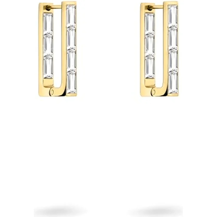 Liebeskind LJ-1373-E-38, Damen-Ohrringe aus goldfarbenem Edelstahl mit Scharnierverschluss, 4 cm – Bild 4